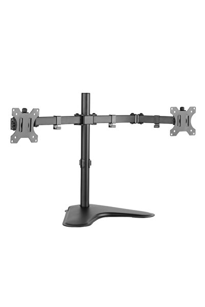 LogiLink Suport birou pentru 2 monitoare 13"-32", Negru