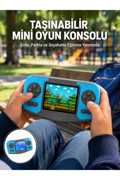 Onba Taşınabilir Mini Video Oyun Konsolu Ergonomik Tasarım - ONB1932-3892