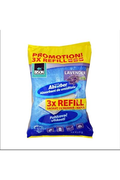 Bison Set rezervă absorbant umiditate Air Max, 3x450g, parfum lavandă
