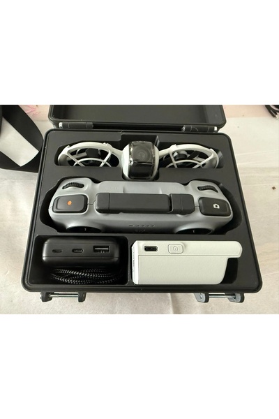 3D snaxx DJI Neo Uyumlu Profesyonel Drone ve RC-N3 Kumanda Taşıma Çantası – S...