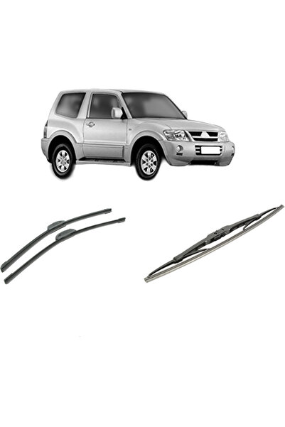 Bosch Σετ 3 υαλοκαθαριστήρων MITSUBISHI PAJERO CLASSIC (V2_W, V6_W, V7_W) 200...