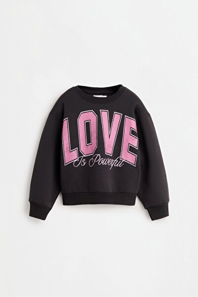 LEFTIES Baskılı sweatshirt