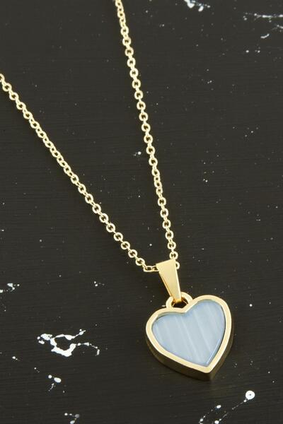 ZERO LAND Ilkestor Heart Polyester (183613) Necklace- Mi