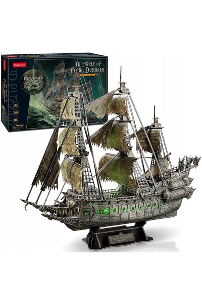 Cubic Fun Puzzle LED 3D Olandezul Zburător
