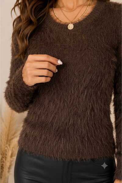 ASEZ BUTİK ZERAFETİN ADRESİ Women's Polo Neck Soft Textured Knitwear Sweater ...