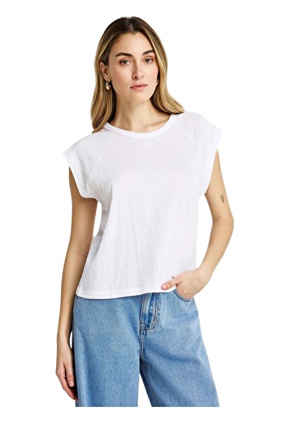 Funky Buddha Μπλούζα FBL013-102-04 – White - l