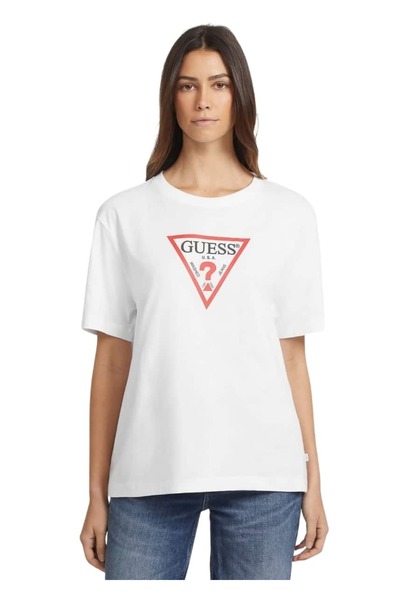 Guess Jeans Oversized T-Shirt W4YI76K8HM0-G011 - White - s