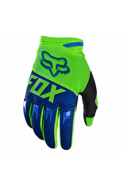 Fox Dirtpaw Green Blue Gloves