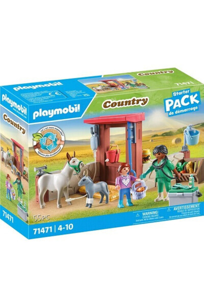 Playmobil Χώρα που φροντίζει τους γάιδαρους για παιδιά 4-10 ετών 71471