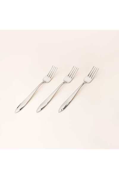 Erdem Diamond 3-Piece Dinner Forks - Silver