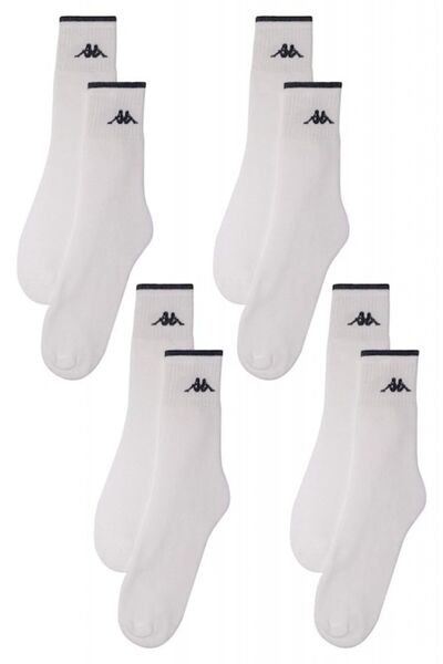 Kappa Set șosete lungi groase de iarnă, 4 perechi, damă, Kappa, Alb, 35-37
