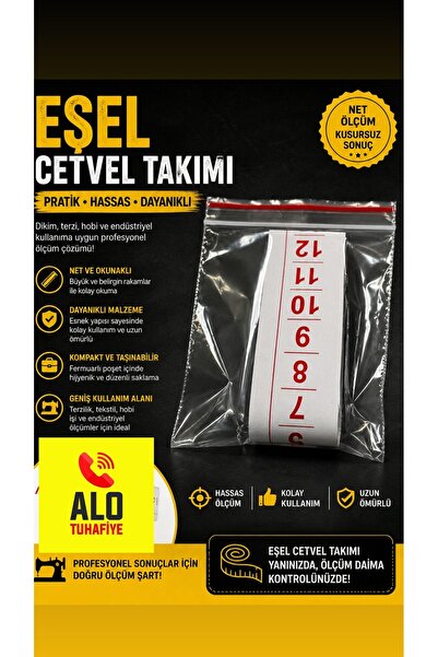 ALOTUHAFİYE EŞEL CETVEL TAKIMI
