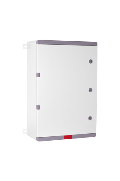 PLASTIM Tablou de distribuție IP67 din ABS gri, ușă mată, placă metalică, 400...