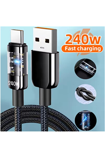 Choice كابل USB إلى Type-C بطول 2 متر، شحن سريع 3.0 عالي الطاقة 10 أمبير، كاب...