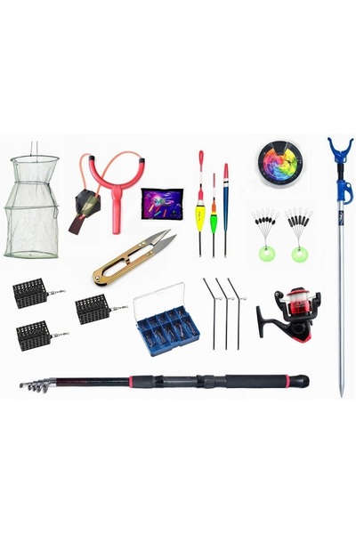 Miracle Fish Set de pescuit: Undiță, mulinetă, accesorii 80Elem
