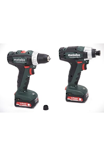 Metabo Set 685166000 șurubelniță 601114840 și bormașină 601036890 2x2Ah valiză