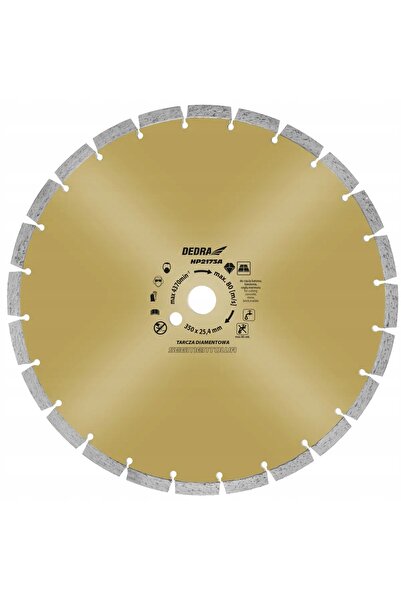 Dedra-Polonia Disc diamantat Dedra 400mm pentru tăierea betonului și a pietre...
