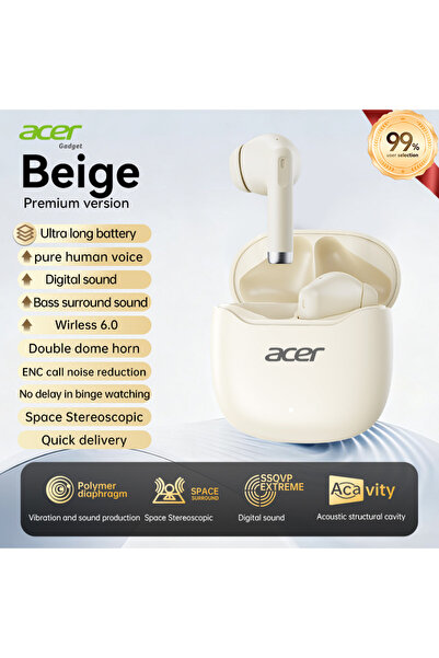 choice2 Skin Color Acer Ohr617 Wireless Bluetooth Earphones with In-Ear Desig...