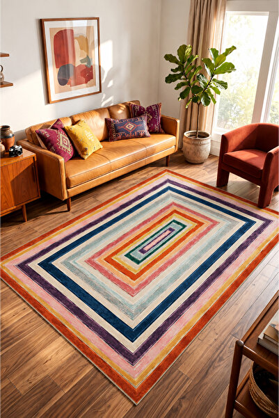 Rugs Modern Halı SDT Karışık Desenli Modern Dokuma Taban Dekoratif Halı sdtam...