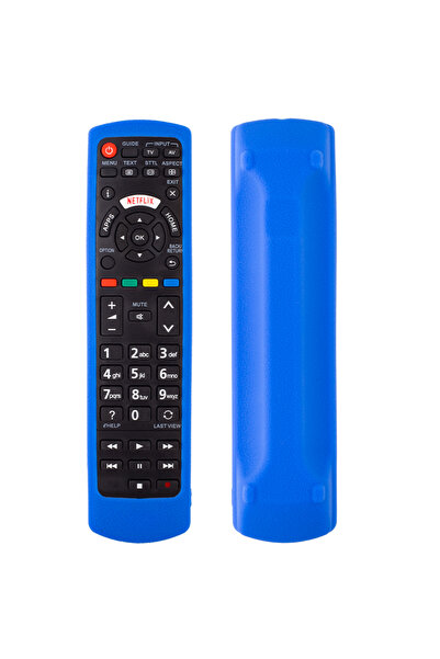 Choice Blue Silicone Case For Panasonic Class 1080P Plasma HDTV TV Remote
