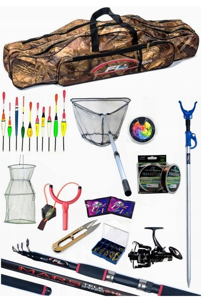Miracle Fish Set de pescuit: Lansetă, mulinetă, geantă și accesorii