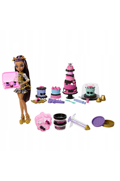 MONSTER HIGH Set DIY pentru petrecere înfricoșătoare cu păpuși, cu Clawdeen W...