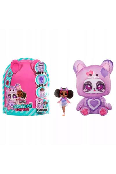 L.O.L. SURPRISE Costum Lol Tweens Surpriză Lalka Hoops Cutie + Costum Panda 5...