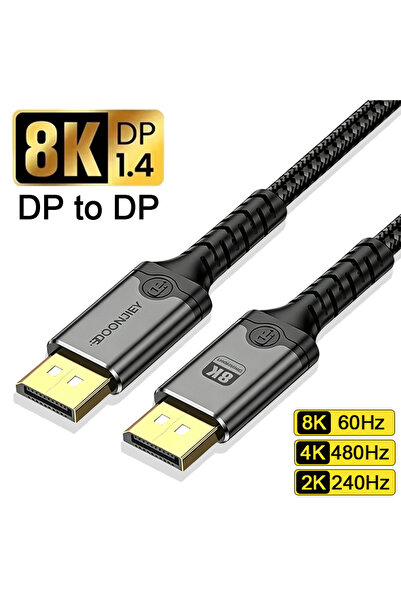 choice2 5m 8K 8K Displayport 1.4 Cable Male To Male DP to DP Cable 8K 60Hz HD...