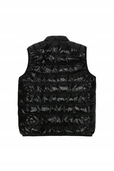 NO BRAND Aegismax Vestă de puf pentru bărbați, Negru L