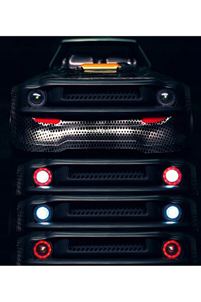 NO BRAND Mașină RC rapidă 2 în 1, telecomandată, 4x4, drift, 30 km/h, cu LED-uri
