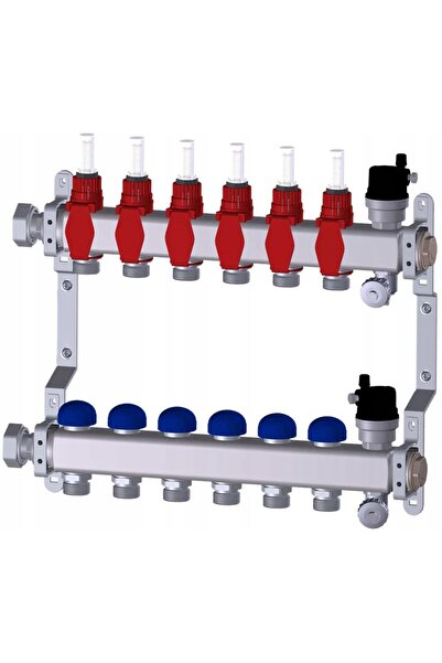 NO BRAND Distribuitor Purmo Premium cu rotametre - 2 circuite Fbwmsst0240142P0