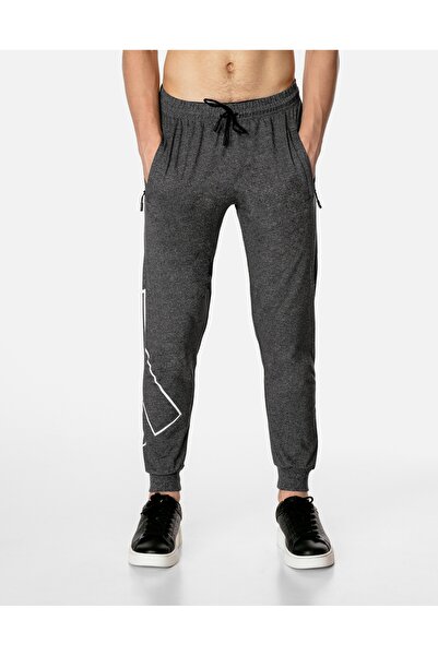 NO BRAND Pantaloni sport de trening pentru bărbați, din bumbac, cu manșete el...