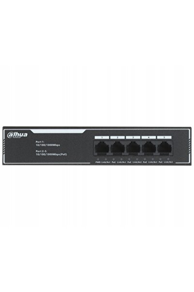 NO BRAND Switch PoE Sg1005Lp 5 porturi, 4 PoE Dahua