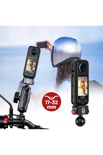NO BRAND Suport de ghidon 1/4 pentru cameră de motocicletă, cameră sport și t...