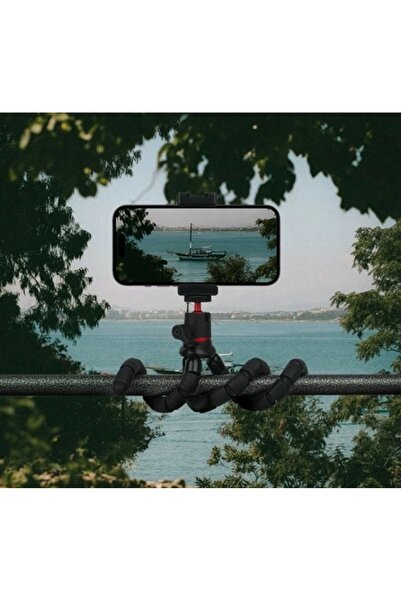 NO BRAND Trepied foto + Suport telefon, Trepied mini flexibil cu filet 1/4 " ...