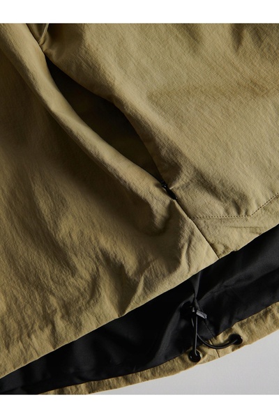NO BRAND Jachetă cu glugă verde deschis, buzunare clasice, fermoar, Reserve XL