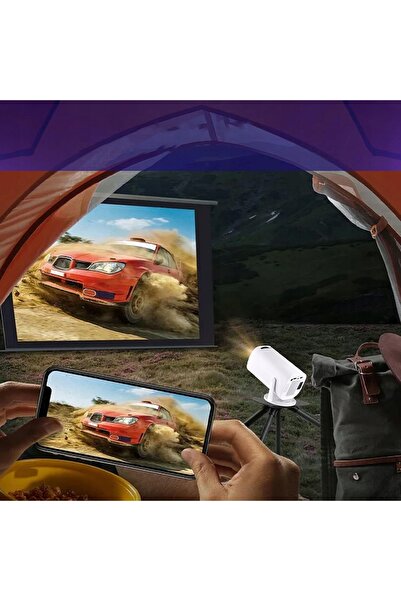 NO BRAND Mini Proiector Flipper Portabil Wifi Full HD Smart TV 720P 2D/3D