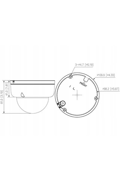 DAHUA WANDALOODPORNA CAMERA IPC-HDBW1239E1-A-IL-0280B-S6 Lumină Duală Intelig...