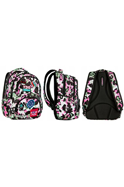 NO BRAND Rucsac școlar Patio Coolpack Dart L Camo Pink Badges 912 pentru adol...