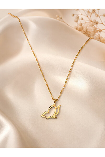 G Sport POLO Butterfly Detailed Zircon Necklace