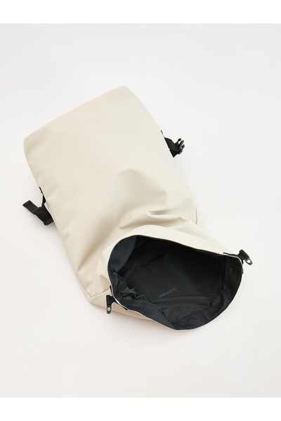 NO BRAND Rucsac cremos, impermeabil, stil simplu, cu închidere cu cataramă, m...