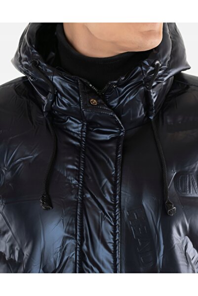 NO BRAND Geacă de puf călduroasă de iarnă pentru bărbați, matlasată, 36015-02...