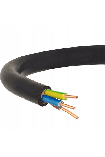 NO BRAND Cablu de curent și împământare Yky 3x2,5 Cupru 1kV 50 m