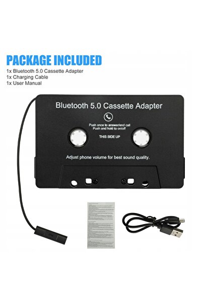 NO BRAND Transmițător Bluetooth pentru casete, convertor, adaptor