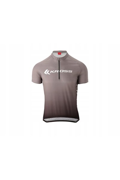 NO BRAND Tricou de ciclism pentru bărbați Kross Sport, mărimea M, gri