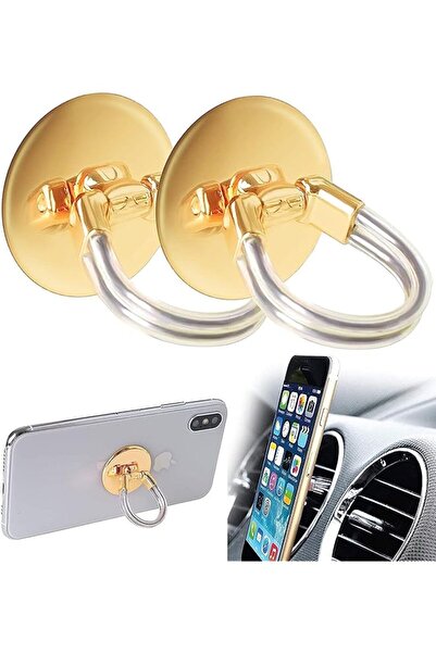 Generic Metal Phone Ring Holder Stand & Car Vent Mount