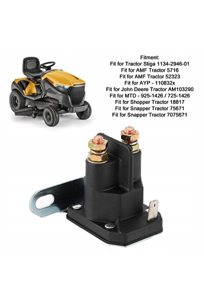 NO BRAND Releu de pornire electromagnetic 12V pentru tractoare Stiga/Amf