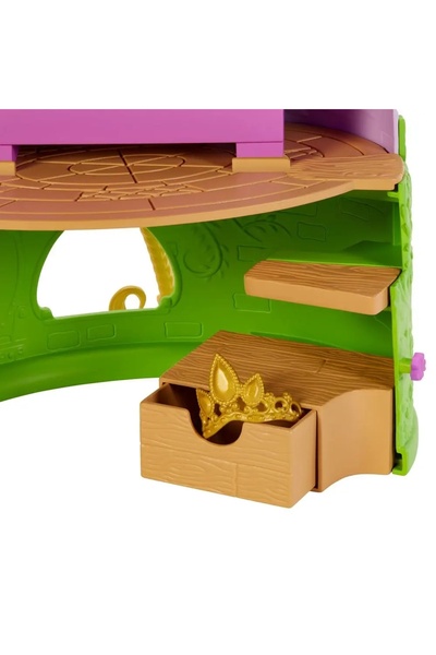 NO BRAND Turnul Disney Rapunzel cu Păpușă Disney Tangled Set Mare Hlw30 Acces...