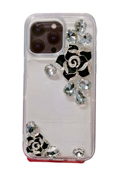 Generic case Compatible for iPhone 15 Pro Sparkly Bling Diamond Rhinestones L...