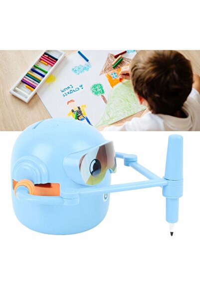 NO BRAND Robot interactiv de desen pentru copii, set educativ, albastru